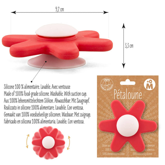 Silikoninis spineris - Raudonas