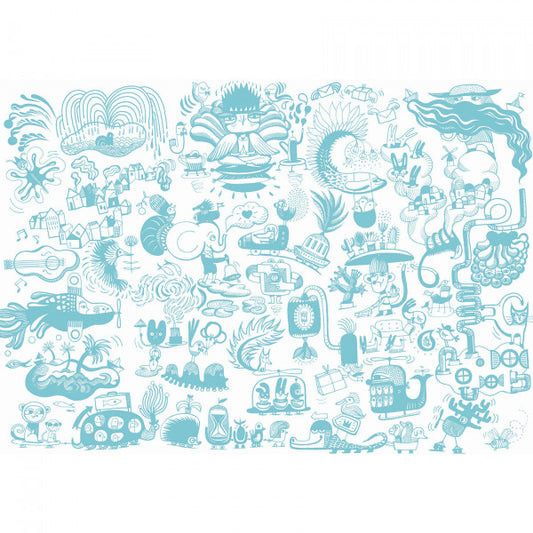 DJECO - Stebuklinga Wizzy dėlionė - Užburtas medis - 100 dalių