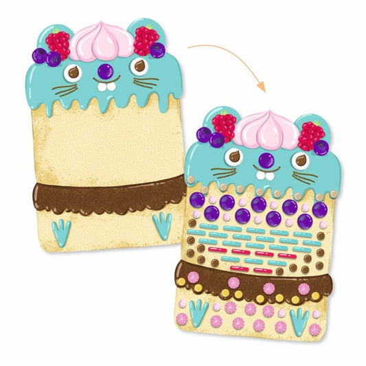 DJECO - Kūrybinis rinkinys-mozaika - Tortai ir saldumynai