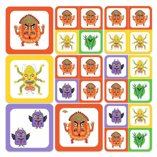 DJECO - Kortų žaidimas - Monstrio