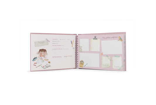 Moulin Roty - Mokyklinių prisiminimų albumas (36 psl.) „Les Rosalies“