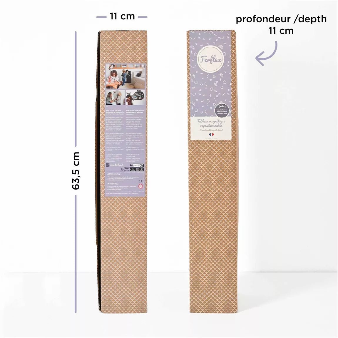 FERFLEX magnetinė lenta prie sienos TABLEAU MAGNETIQUE RECTANGLE MEDIUM