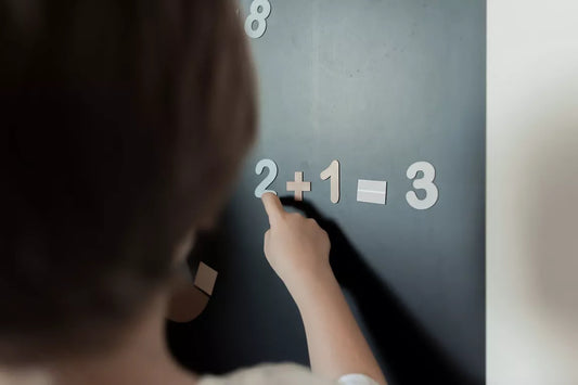 FERFLEX magnetai skaičiai CHIFFRES MAGNÉTIQUES - BLEU CARAMEL- LOT DE 100 MAGNETS