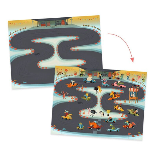 DJECO - Nutrinami paveiksliukai - Asfaltas