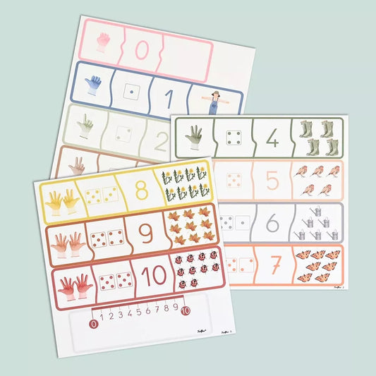 FERFLEX magnetai Magnetic puzzle - I'm learning to count