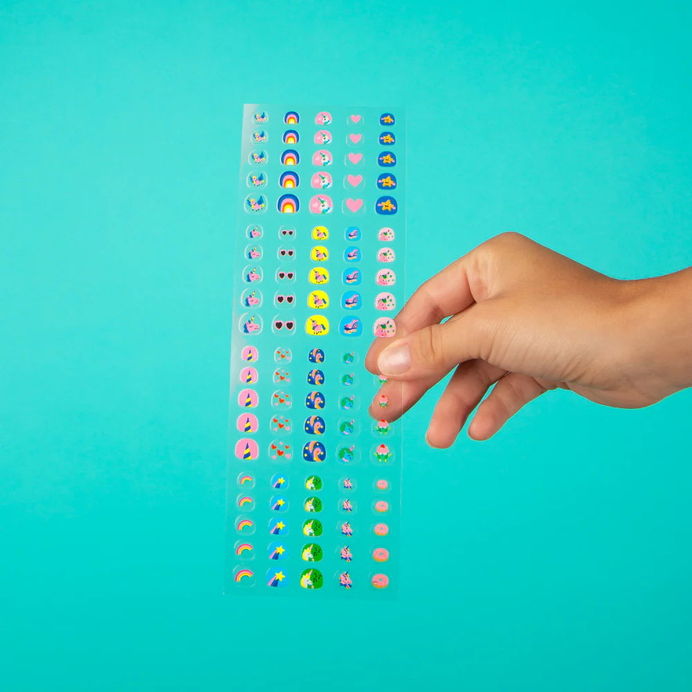 OMY - nagų lipdukai- LILY - NAIL STICKERS