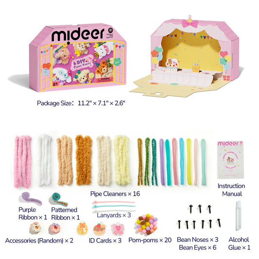 Mideer - Pliušinių žaislų kūrimo rinkinys