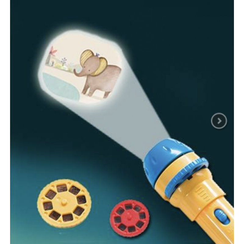 Moulin Roty - itin didelė pasakų kino dėžutė / projektorius - Deluxe cinema box Ecole des Loisirs