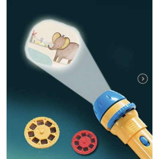 Moulin Roty - itin didelė pasakų kino dėžutė / projektorius -  Deluxe cinema box Ecole des Loisirs