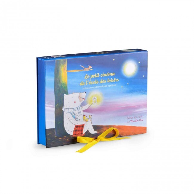 Moulin Roty - itin didelė pasakų kino dėžutė / projektorius - Deluxe cinema box Ecole des Loisirs