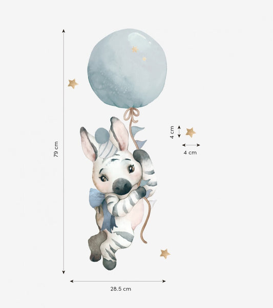 LILIPINSO sienų lipdukai - SELENE - Special sizes stickers / Dreamy zebra