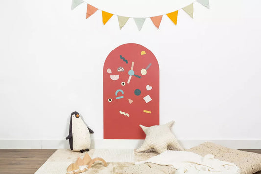 FERFLEX magnetinė lenta prie sienos Arche Terracotta magnetic board – 1mx58cm