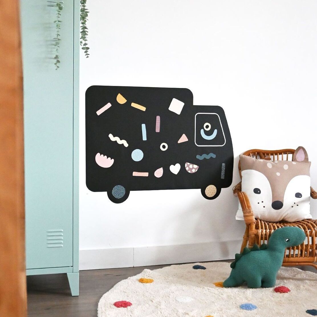 FERFLEX magnetic board for the wall TABLEAU MAGNETIQUE CAMION