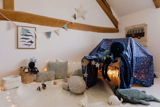 SARBAKANE - rinkinys namams ir tvirtovėms statyti - 1001 Cabanes - Wooden cabin kit to build