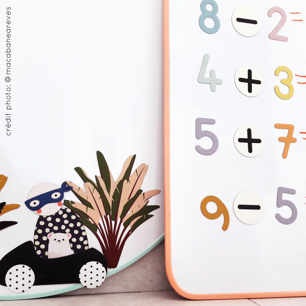 Ma Cabane à Rêves - magnetai skaičiai - Magnetic Numbers - Educational Game