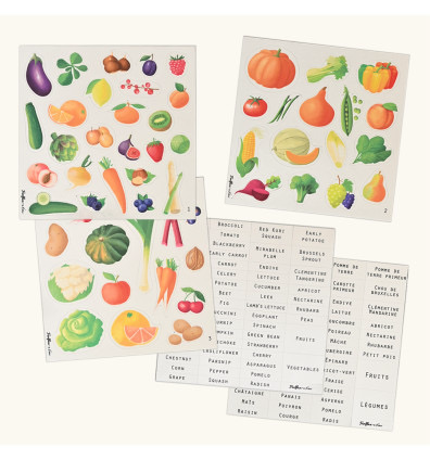 FERFLEX magnetai JEU MAGNÉTIQUE - FRUITS ET LÉGUMES