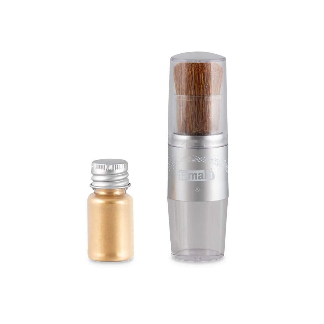 NAMAKI cosmetics - stebuklingas blizgučių šepetėlis Magic Brush & Gold Glitter Powder
