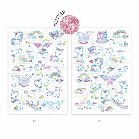 DJECO - Tatuiruotės - Vienaragiai (50+ tatuiruočių)