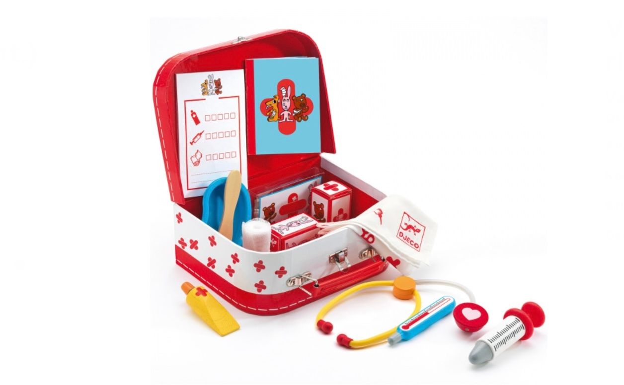 DJECO - Vaidmenų žaidimas - Gydytojo rinkinys - Bobodoudou
