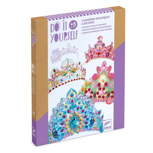 DJECO – Pasidaryk pats - Mozaikų Tiaros - Kaip princesė