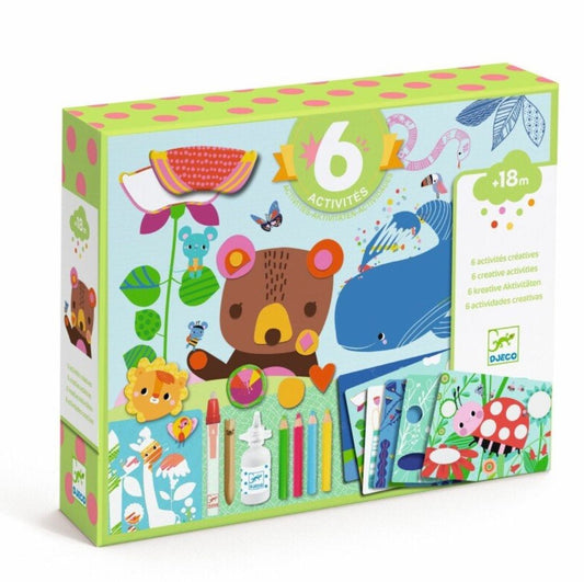 DJECO - Įvairių darbelių rinkinys - Pelė ir draugai