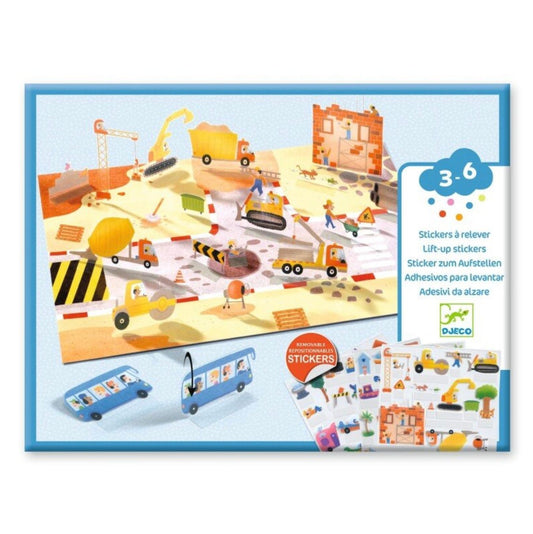 Daugkartiniai 3D lipdukai - Transporto priemonės