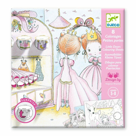 DJECO - Spalvinimo siurprizai - Mažos durys