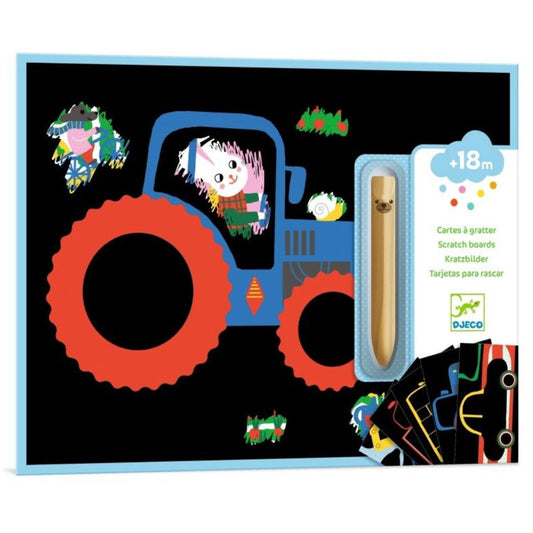 DJECO - Nutrinamos kortelės – Mokymasis apie transporto priemones