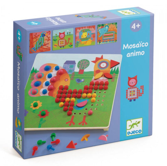 DJECO - Lavinamasis žaislas - Mozaika - Mosaico animo