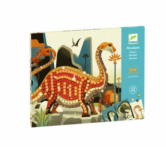DJECO - Kūrybinis rinkinys - mozaika - Dinozaurai