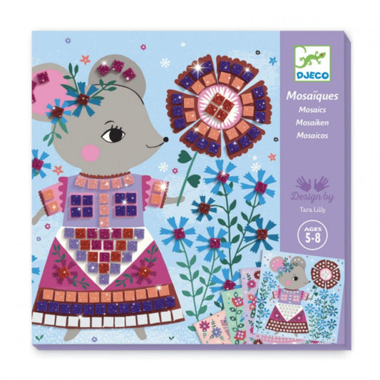 DJECO - Kūrybinis rinkinys -  mozaika - Augintiniai