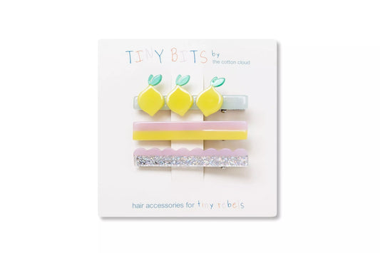 The Cotton Cloud - Plaukų segtukų rinkinys “Lemon”