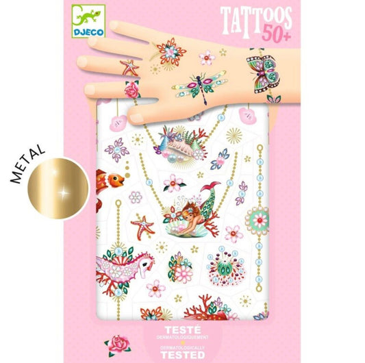 DJECO - Tatuiruotės - Fiona (50+ tatuiruočių)