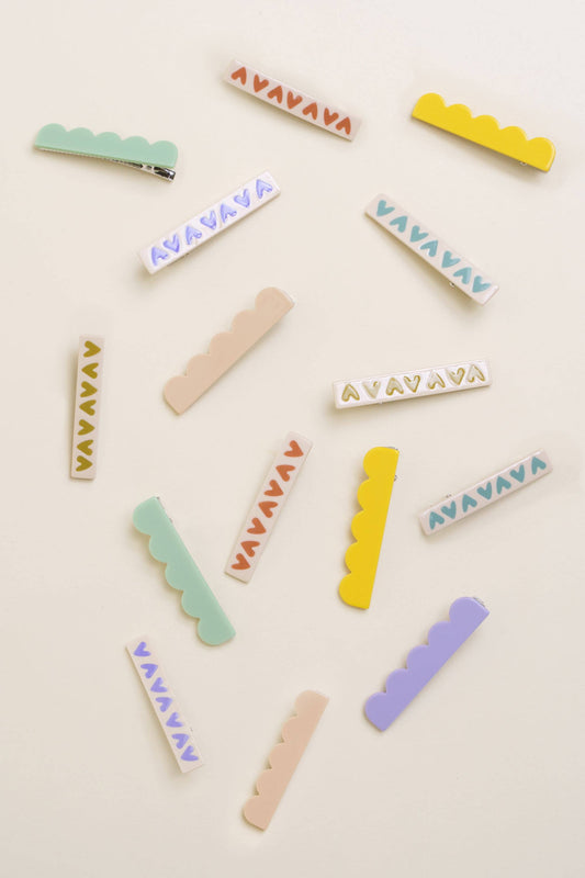 Plaukų segtukų rinkinys, 2 vnt. - Aqua