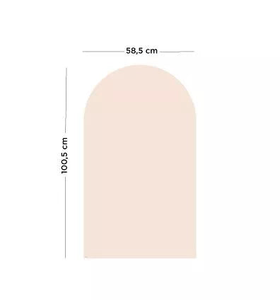 FERFLEX magnetinė lenta prie sienos Arche Beige Rosé magnetic board – 1mx58cm