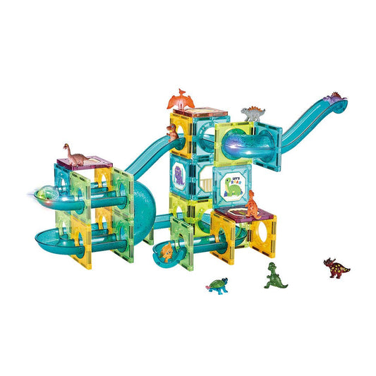 Magnetinis žaidimas vaikams „Luminous“ Dino - 73 vnt.