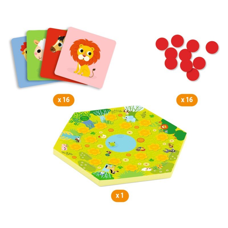 Žaidimas - Memo Meuh (Gyvūnų balsai)