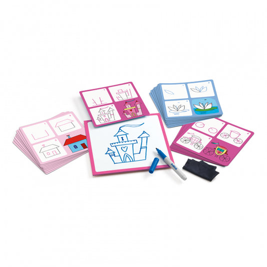 DJECO - Mokomasis piešimo rinkinys - Žingsnis po žingsnio - Josephine