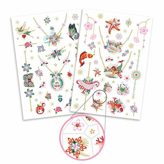 DJECO - Tatuiruotės - Fiona (50+ tatuiruočių)