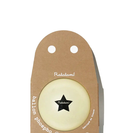 Tamsoje šviečiantis kamuolys 15 cm.