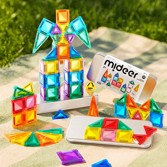 Mideer - Mini magnetinis konstruktorius metalinėje dėžutėje