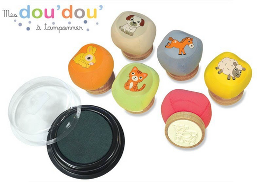 Créa Lign' - Jeux créatifs & éducatifs štampai - antspaudai Dou'Dou 'Animal Stamps