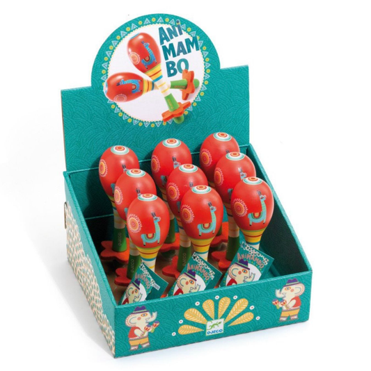 DJECO - Animambo Muzikinis instrumentas - Marakasas su rankenėle