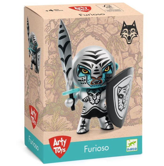DJECO - Arty Toys - Gyvūnų kariai - Įsiutęs karys