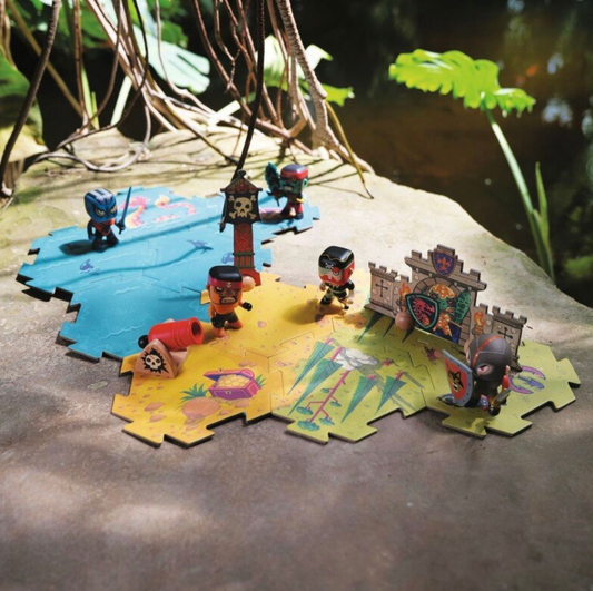 DJECO - Arty Toys - Milžiniška dėlionė - Mūšis (30 det.)