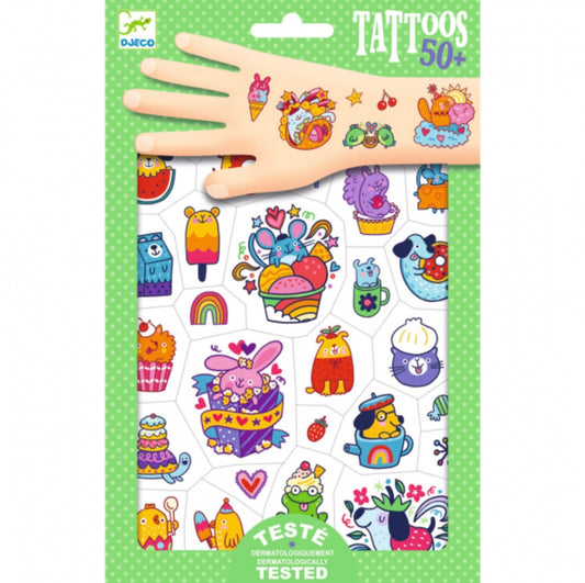 DJECO - Tatuiruotės - Miela Mimi (50+ tatuiruočių)