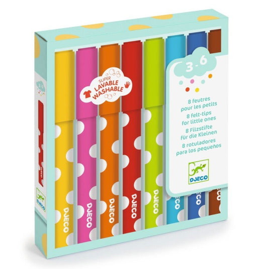 Flomasteriai mažiesiems (8 vnt.)