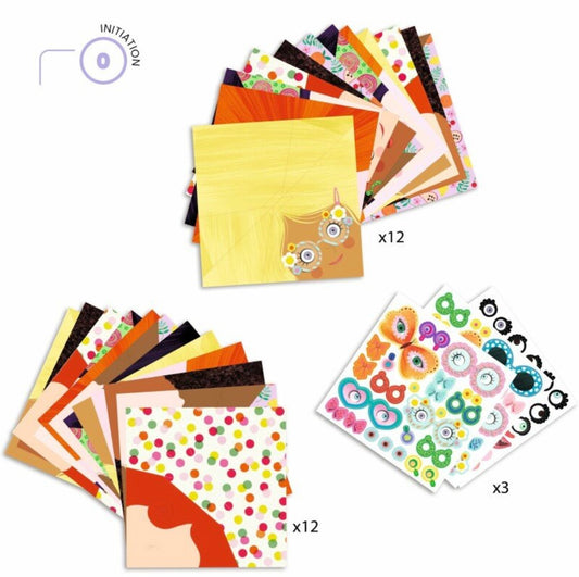 Origami rinkinys - Veidai