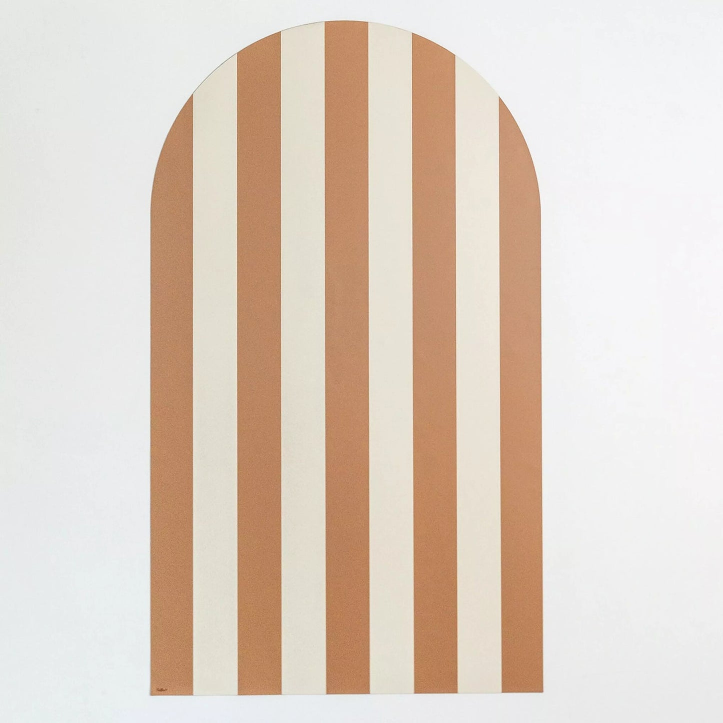 Magnetinė lenta prie sienos - Striped arche | Camel – 1mx58cm
