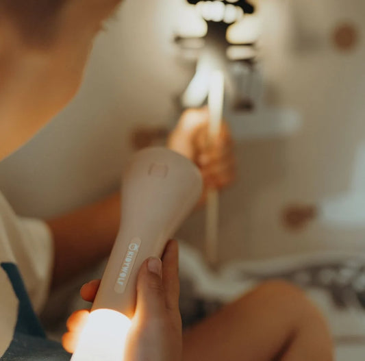 Multifunkcinis žibintuvėlis - rožinis - FLASHLIGHT-NU